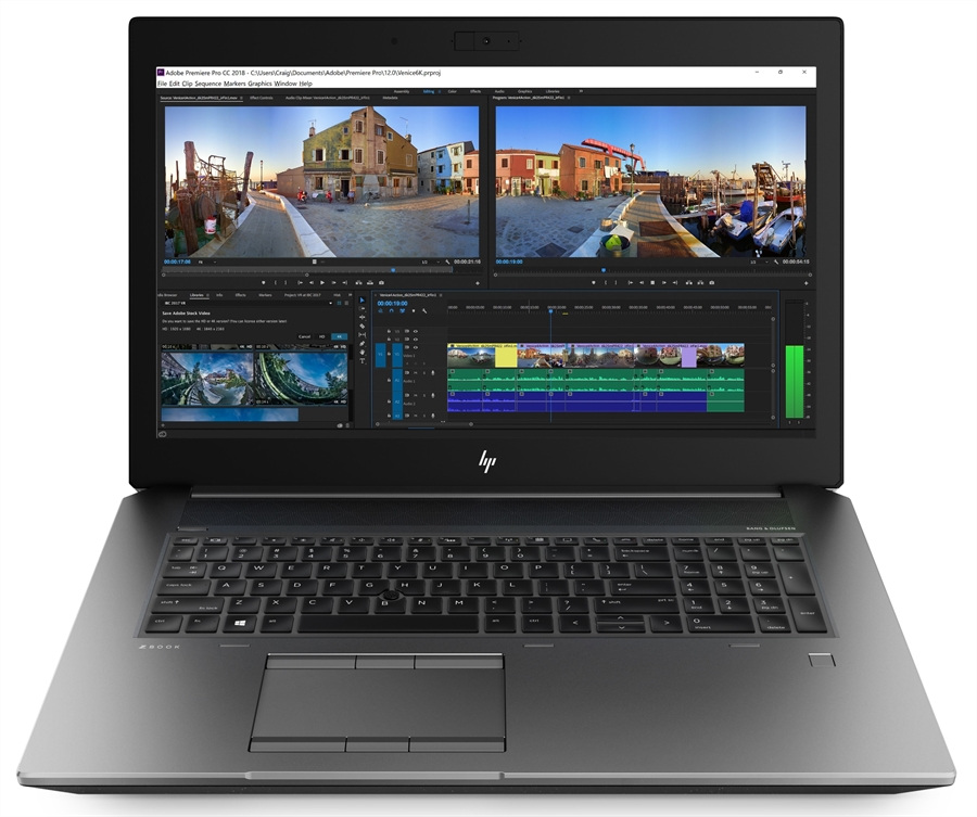 HP zBook 17 G5 17" i7-8750H/32GB/512GB NVME SSD/DVD/webcam/1920x1080/Nvidia Quadro P3200 "B"